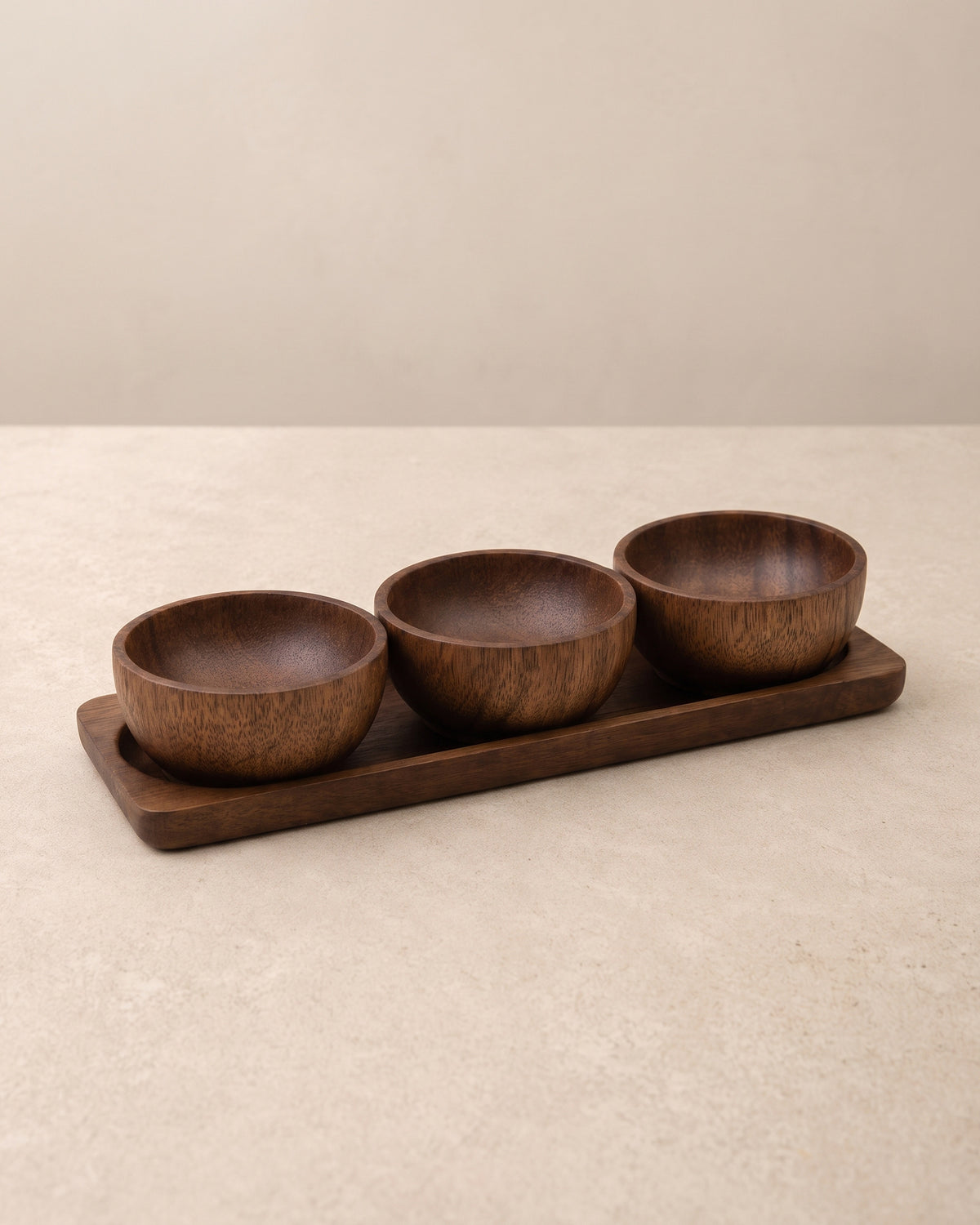 Elore Acacia Snackset Rond 3 - Delig