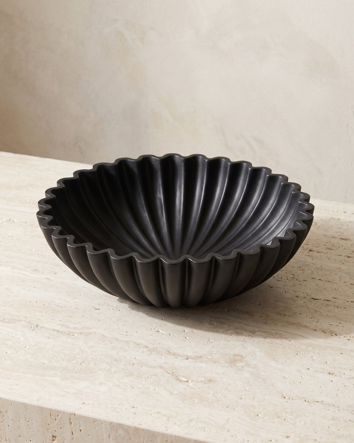 Floré – Decoratieve Schaal Zwart