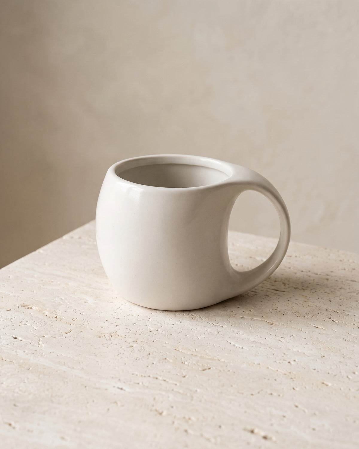 Aluré Keramikbecher | 2 Stück | Beige