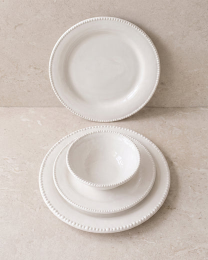 Pearly serviesset 24-delig voor 6 personen – Wit