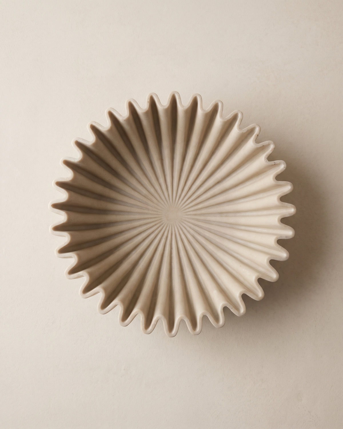 Floré – Decoratieve Schaal Beige