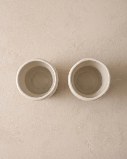 Luna Bio Keramiktasse 2 Stück | 300 ml | Beige