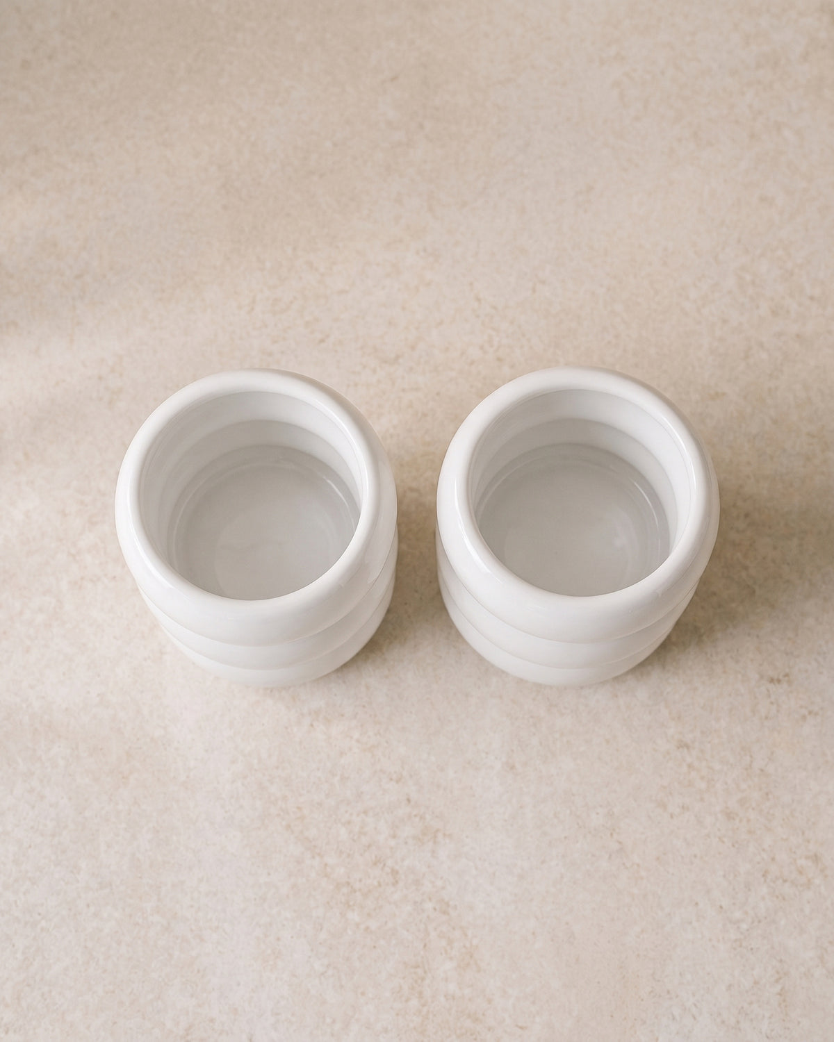 Wave Bubble Becher - Weiß - 2 Stück - 400ml
