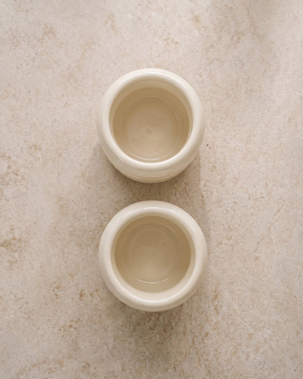 Wave Bubble Tasse - Creme - 2 Stück - 400ml
