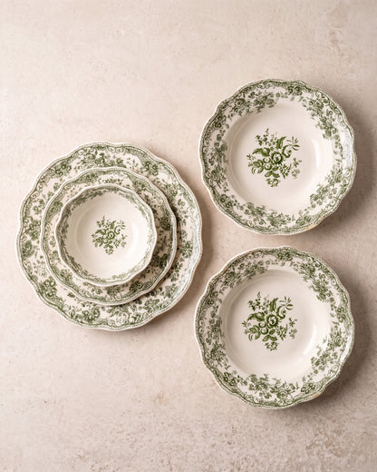 Vintage - Serviceset - 25-teilig - Grün