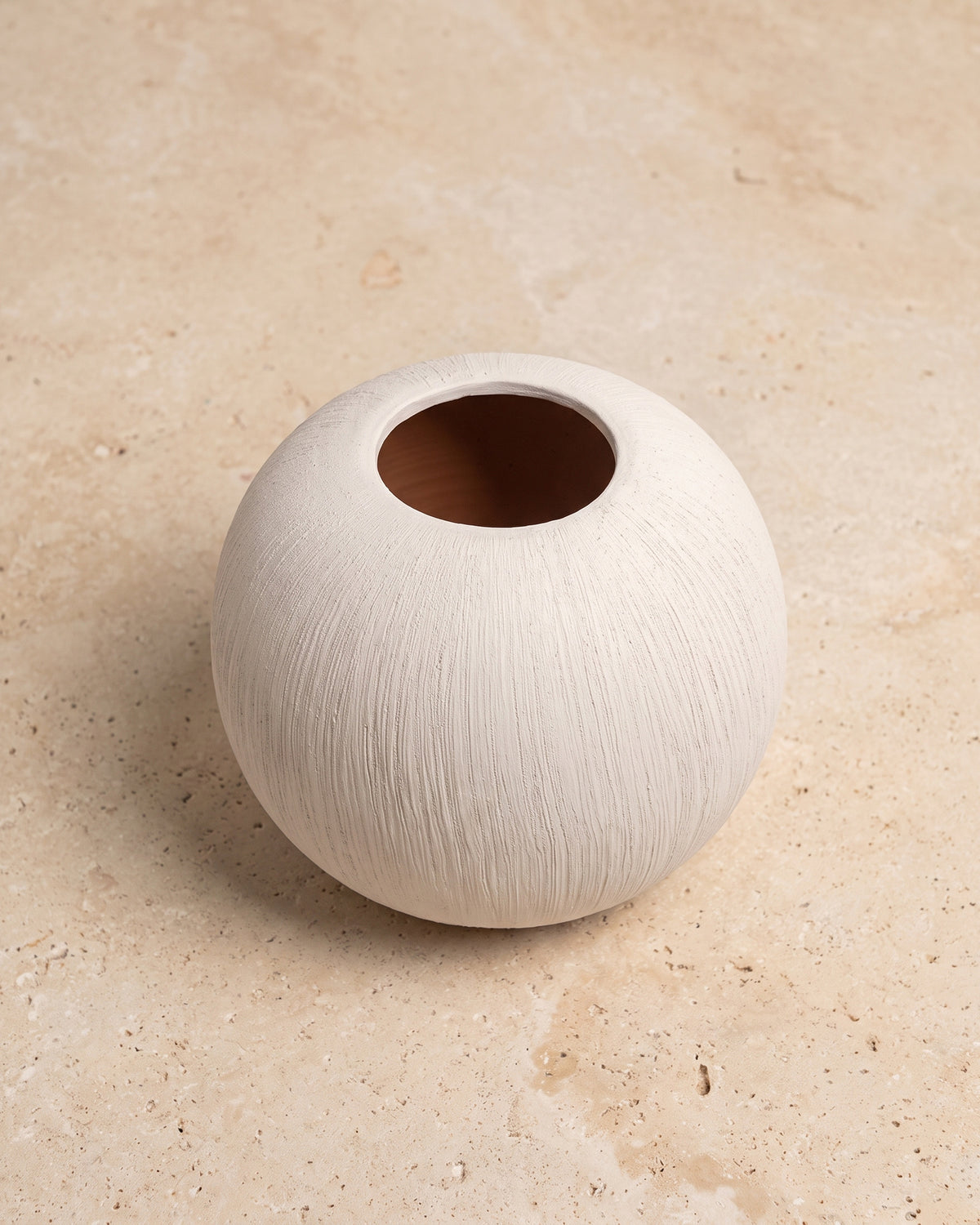 Terracotta Vaas - Rond - 18cm