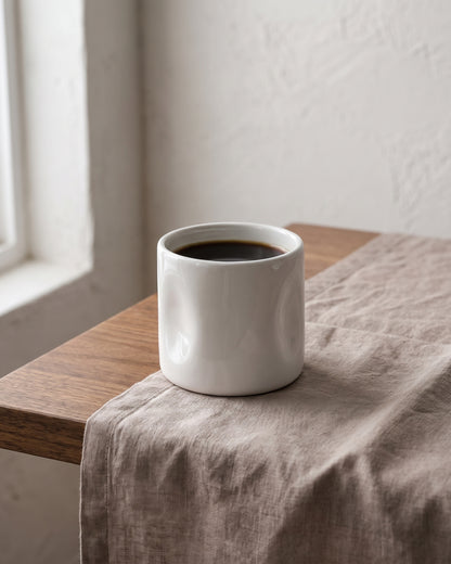 Aluré Keramieken Mok | 2 stuks | wit