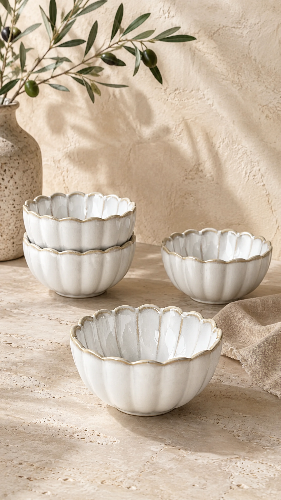 Bloomy Lotus Soßenförmchen | 6 Stück | 9 cm