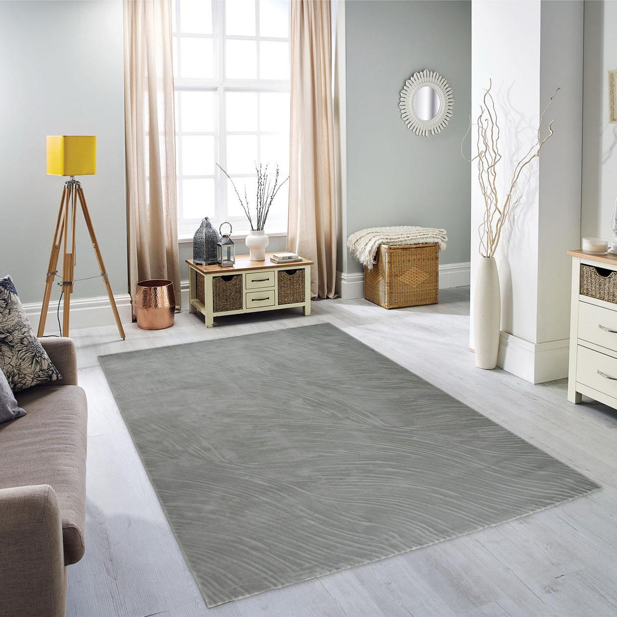 Elmar Grey Vloerkleed