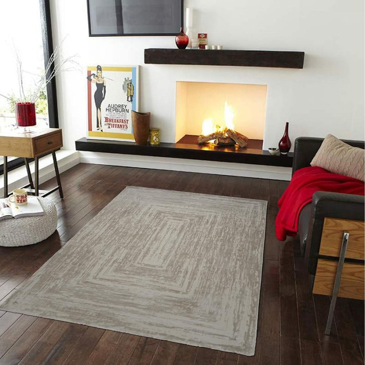 Elmor Leinen Sand Teppich