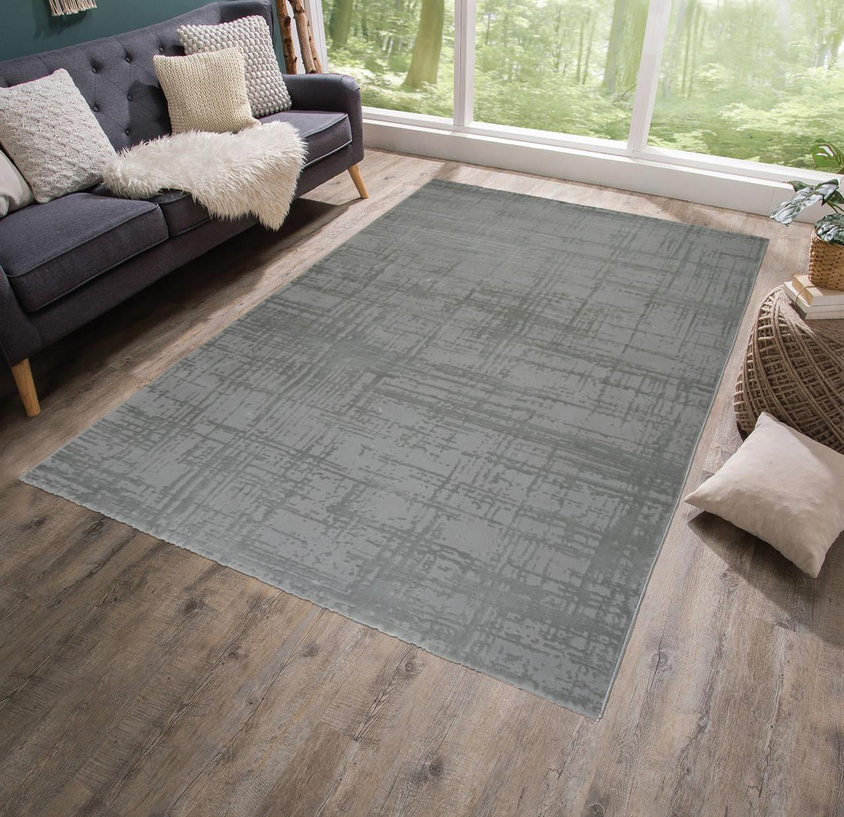 Elvion Grey Vloerkleed