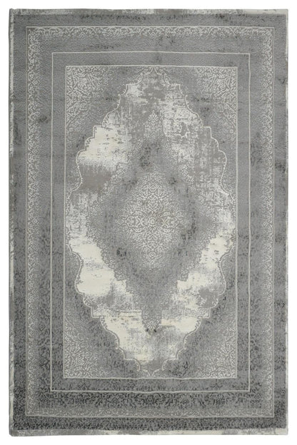 Zafiran Graphitgrauer Teppich