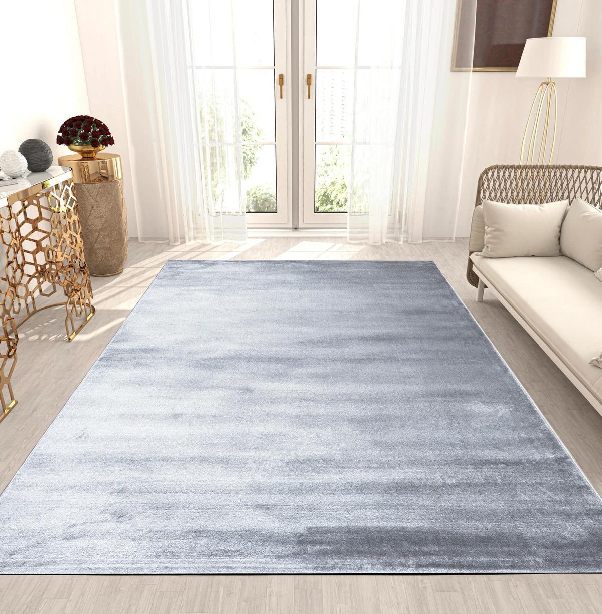 Velvet Soft Grey Teppich