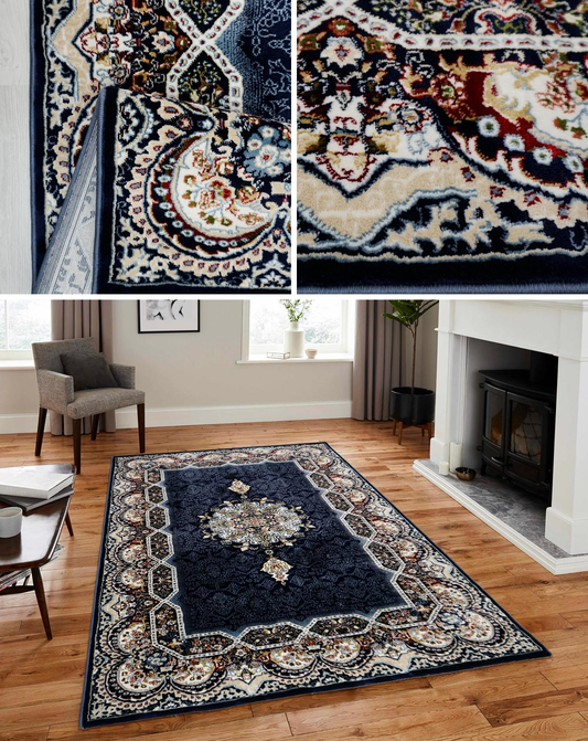 Darvesh Midnight Blue Teppich